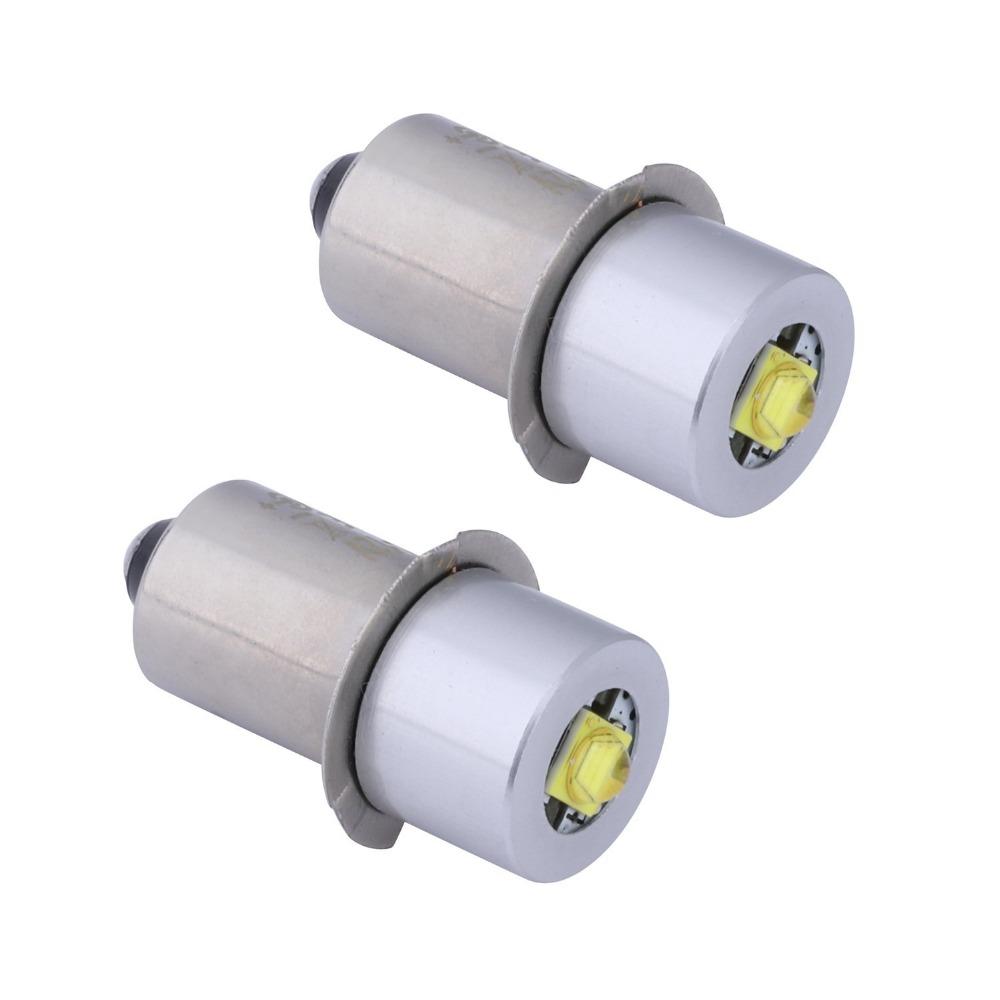 Replacement Bulbs 2pcs P13.5s Base Pr2 High Power Led Upgrade Bulb For Maglite